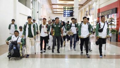 Atlet Pekan Paralimpiade Nasional 2024 Mulai Tiba pada Solo, Kontingen Sumatera Utara Jadi Yang Pertama