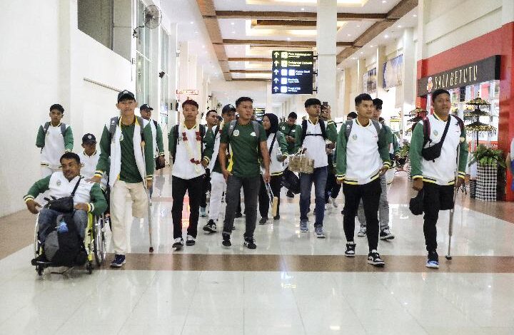 Atlet Pekan Paralimpiade Nasional 2024 Mulai Tiba pada Solo, Kontingen Sumatera Utara Jadi Yang Pertama