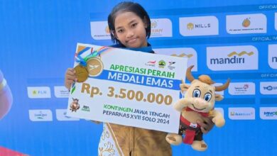 Klasemen Perolehan Medali Peparnas 2024 Rabu Awal Hari 9 Oktober: Jateng Geser Jabar dari Kedudukan Teratas