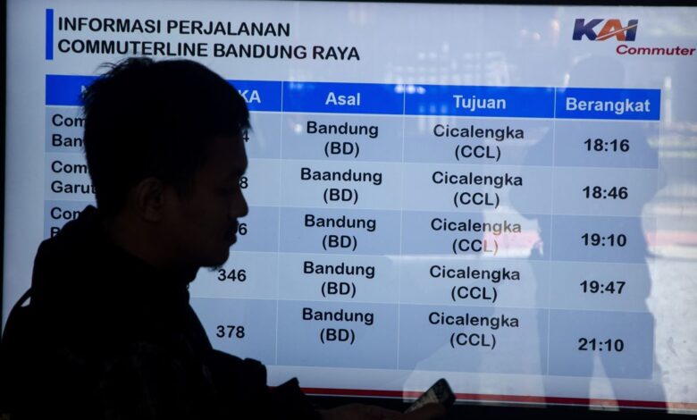 Tarif commuter line Bandung juga sekitarnya
