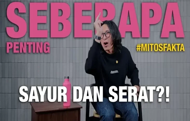 Dr. Tirta Bongkar Rahasia Sehat, Jangan Sepelekan Sayur lalu Serat!