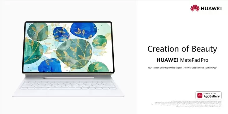 HUAWEI MatePad Pro 12.2-Inch Resmi Diluncurkan, Tablet Layar Tandem OLED PaperMatte kemudian Keyboard Inovatif
