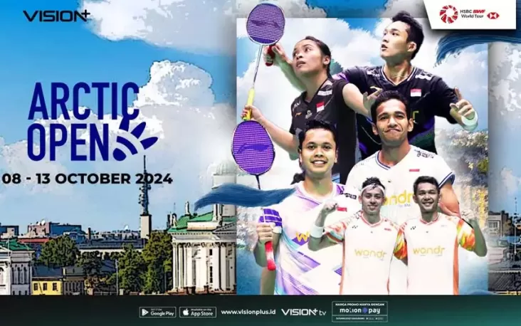 Jadwal lalu Link Nonton BWF Arctic Open dalam area Vision+