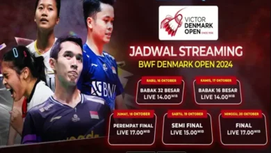 Jadwal Live Streaming Denmark Open 2024 pada area RCTI+ SuperApp