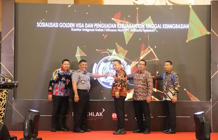 Kantor Imigrasi DKI Ibukota Indonesia Selatan Sosialisasikan Golden Visa dan juga Kebijakan Izin Tinggal Keimigrasian