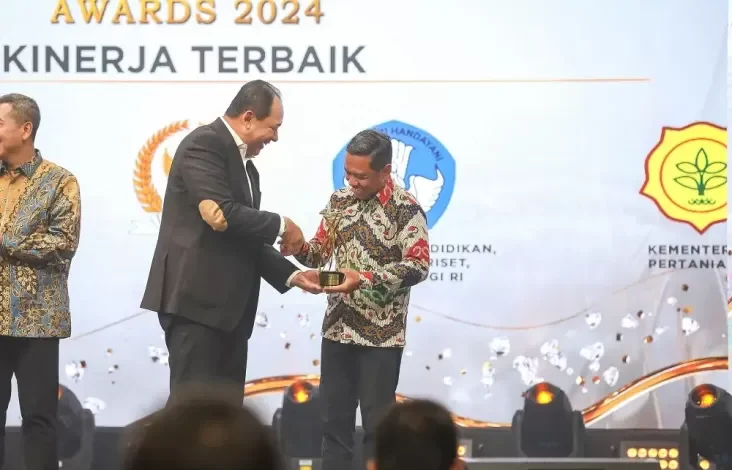 Kementerian Pertanian Raih Penghargaan Performa Terbaik dari Kementerian lalu Lembaga Awards 2024