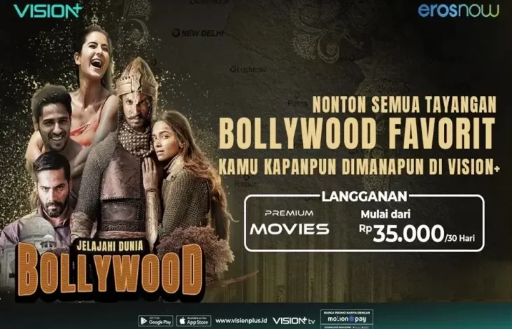 Pecinta Bollywood Merapat! Streaming Deretan Filmnya pada Vision+