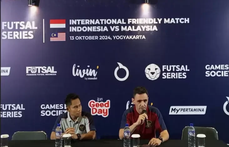 Pelatih Timnas Futsal Indonesia Hector Souto Targetkan Kemenangan gemilang Lawan Negara Tanah Melayu