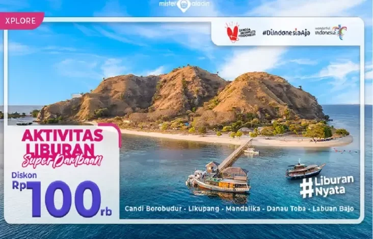 Promo Liburan Super! Diskon Rp100.000 untuk Pesawat juga juga Aktivitas Wisata