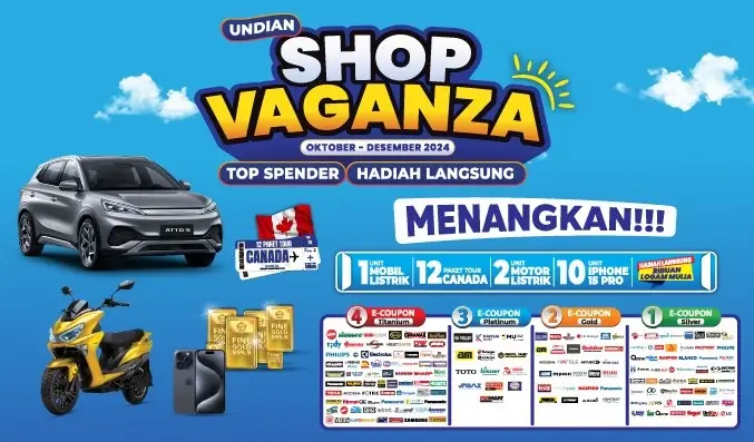 Shopvaganza Mitra10 Bertabur Hadiah Spektakuler serta juga Buka Kesempatan Liburan Gratis ke Kanada