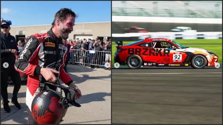 Ternyata Jago Ngebut! Keanu Reeves Unjuk Gigi pada pada Toyota GR Cup, Finish ke 25 dari 35 Anggota